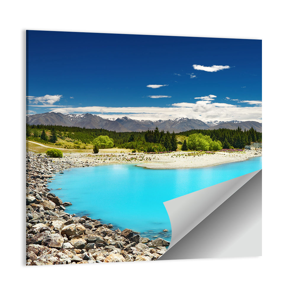 Lake Pukaki Turquoise Vista Wall Art