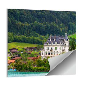 Mansion On Lake Brienz Wall Art