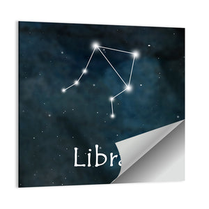 Libra Horoscope Constellation Wall Art