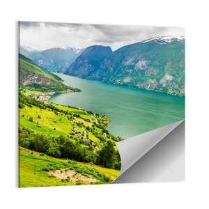 Aurland Valley & Fjords In Scandinavia Wall Art