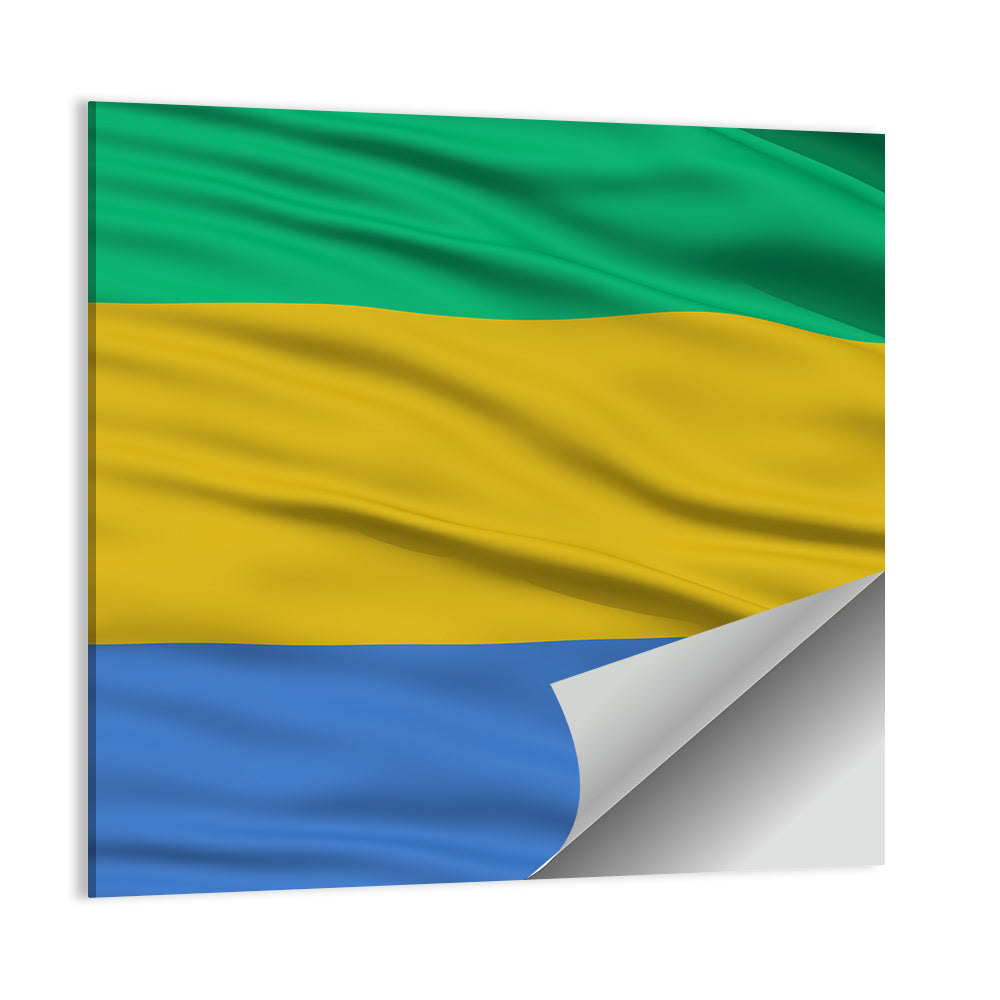Gabon National Flag Wall Art