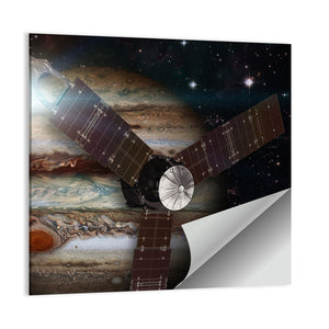 Juno Spacecraft & Jupiter Wall Art