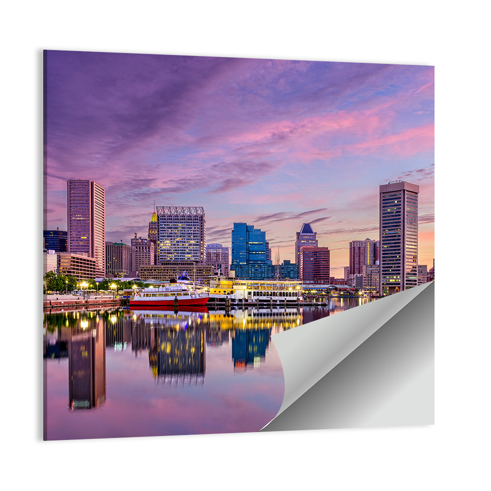 Baltimore Skyline Wall Art