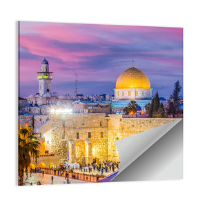 Western Wall & Temple Mount In Jerusalem Wall Art