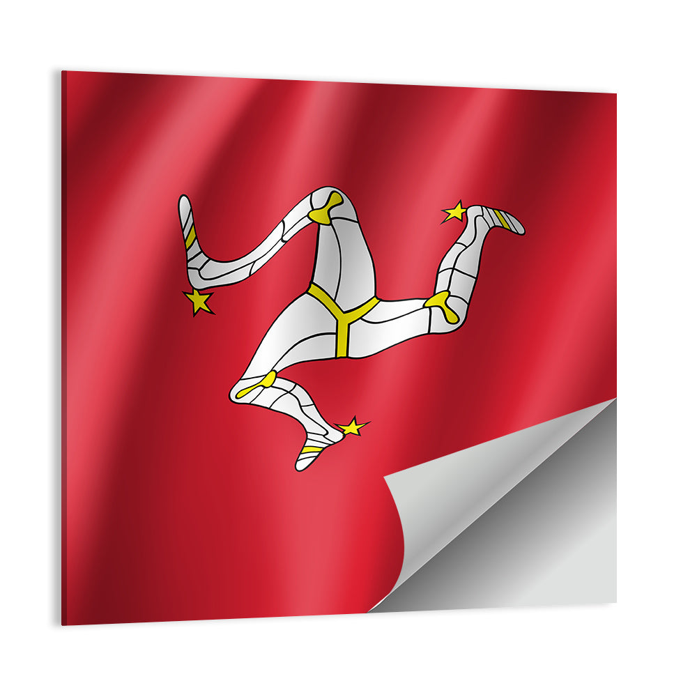 Isle of Man Flag Emblem Wall Art