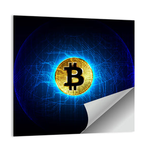 Bitcoin Digital Currency Wall Art