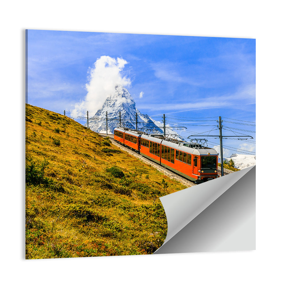 Gornergrat Railway at Zermatt Wall Art