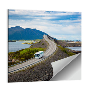 Atlantic Ocean Road In Norway Wall Art