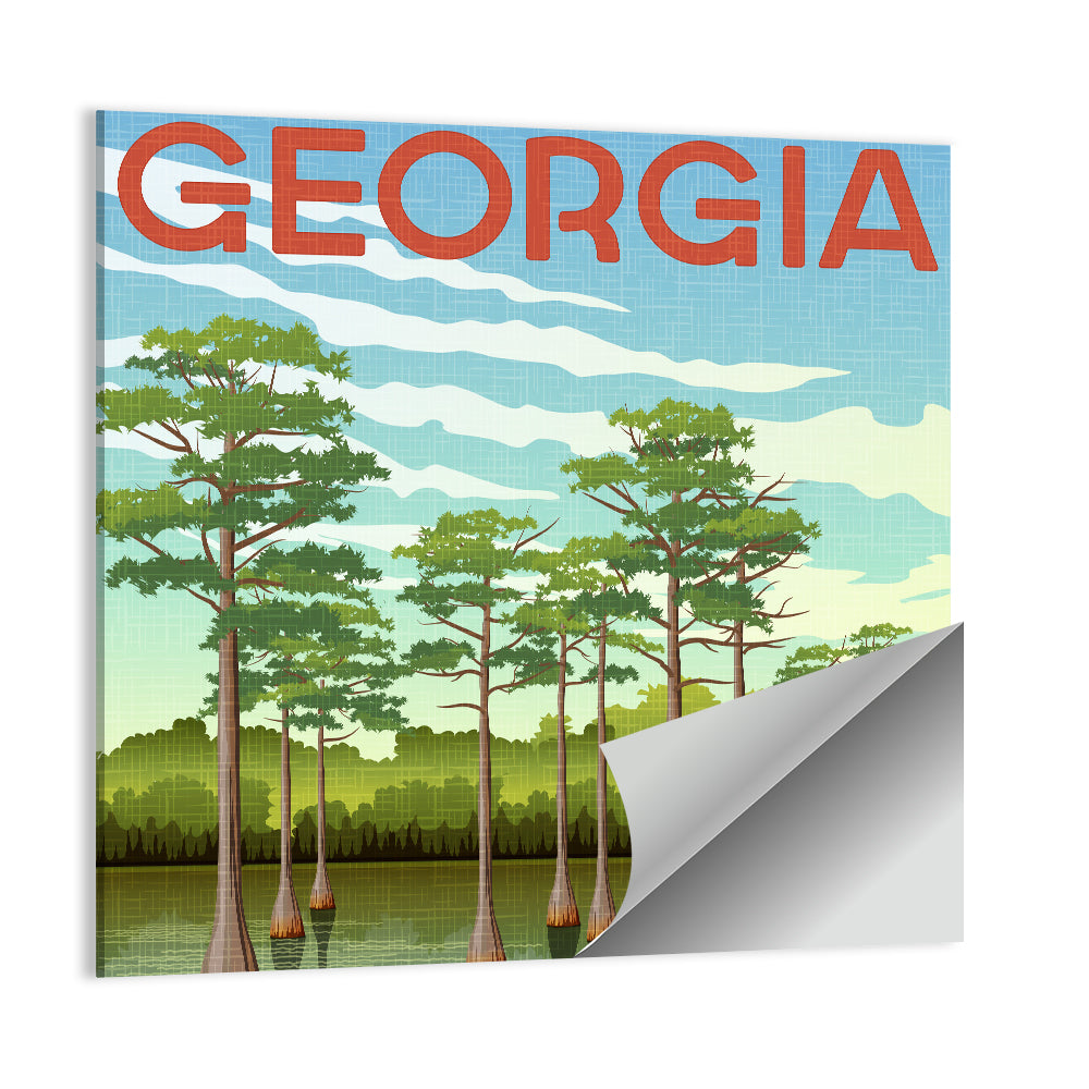 Georgia Cypress Swamp Wall Art