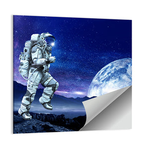 Running Spaceman Wall Art