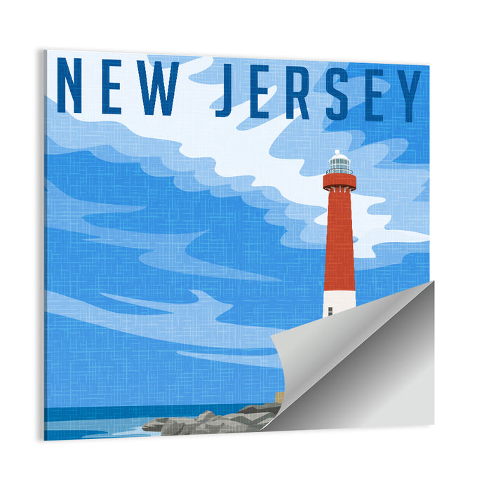 Barnegat Lighthouse, New Jersey Wall Art as a poster print