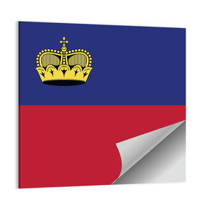 Liechtenstein National Flag Wall Art