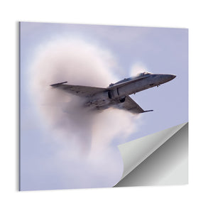 Sonic Pressure Waves From Aircraft Wall Art