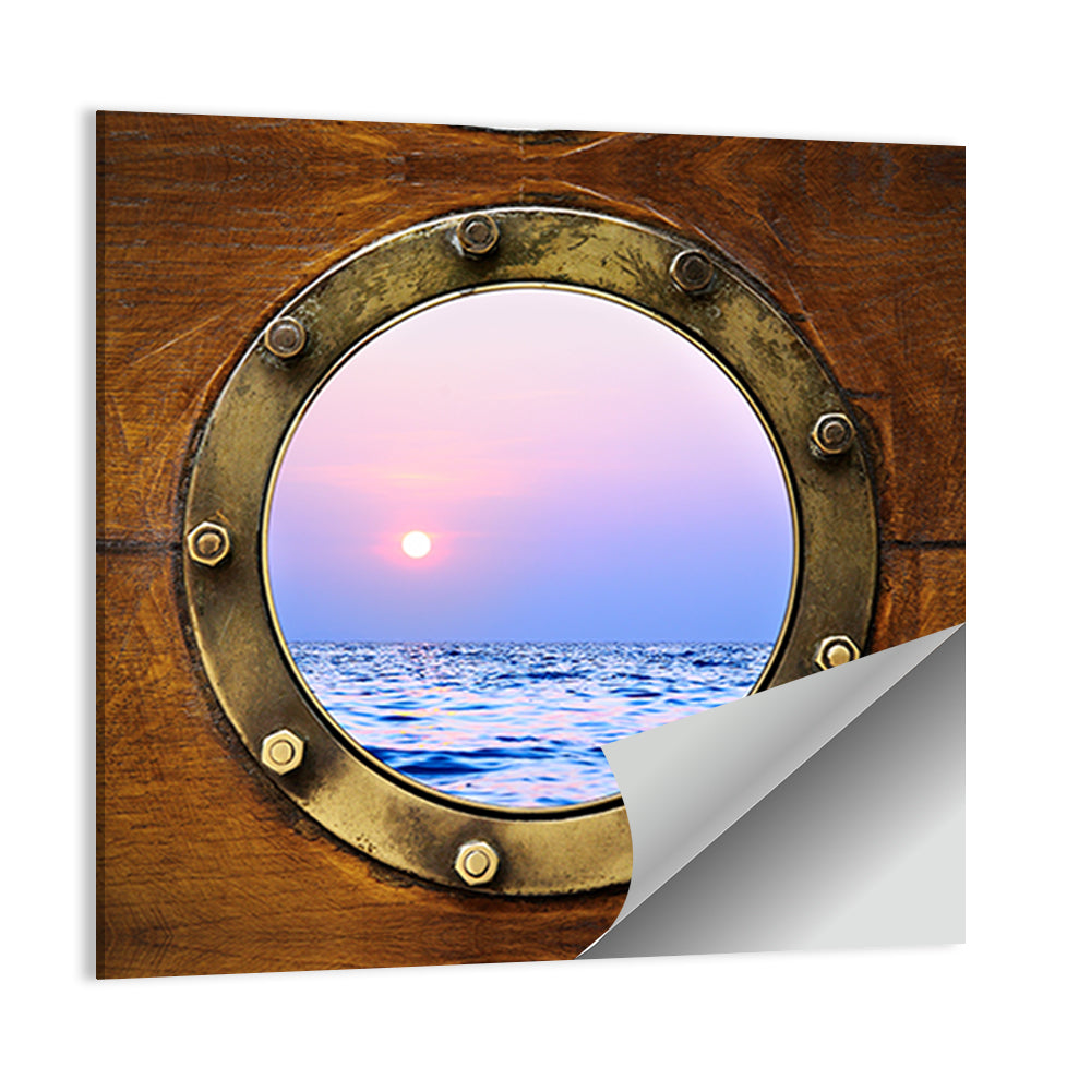 Boat Porthole Close Up Wall Art