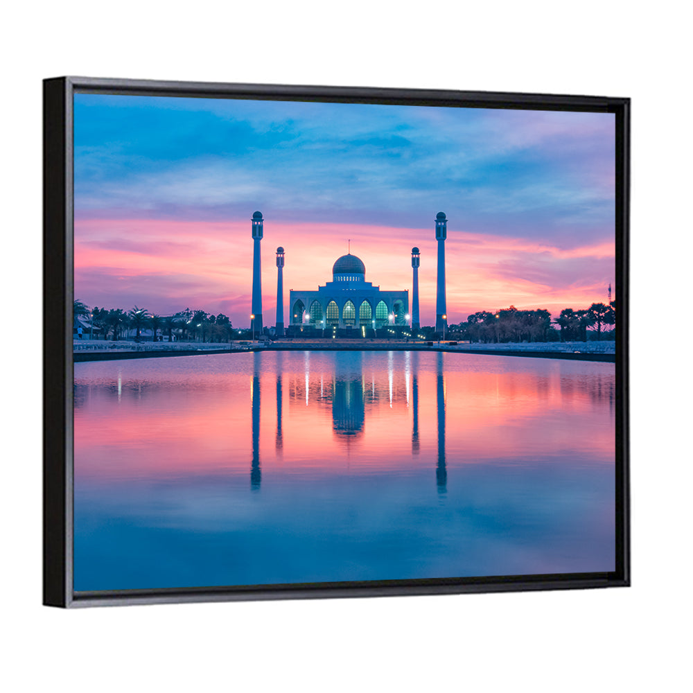 Central Mosque of Songkhla at Sunset Wall Art
