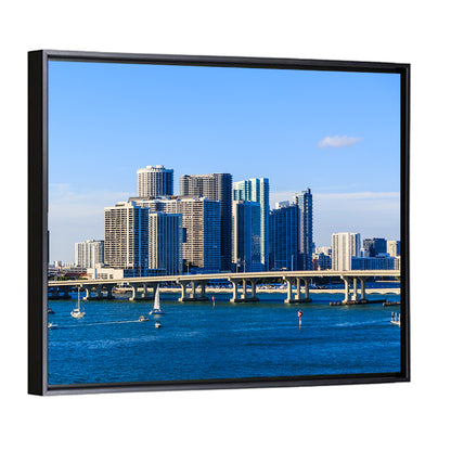 Miami Skyline Wall Art