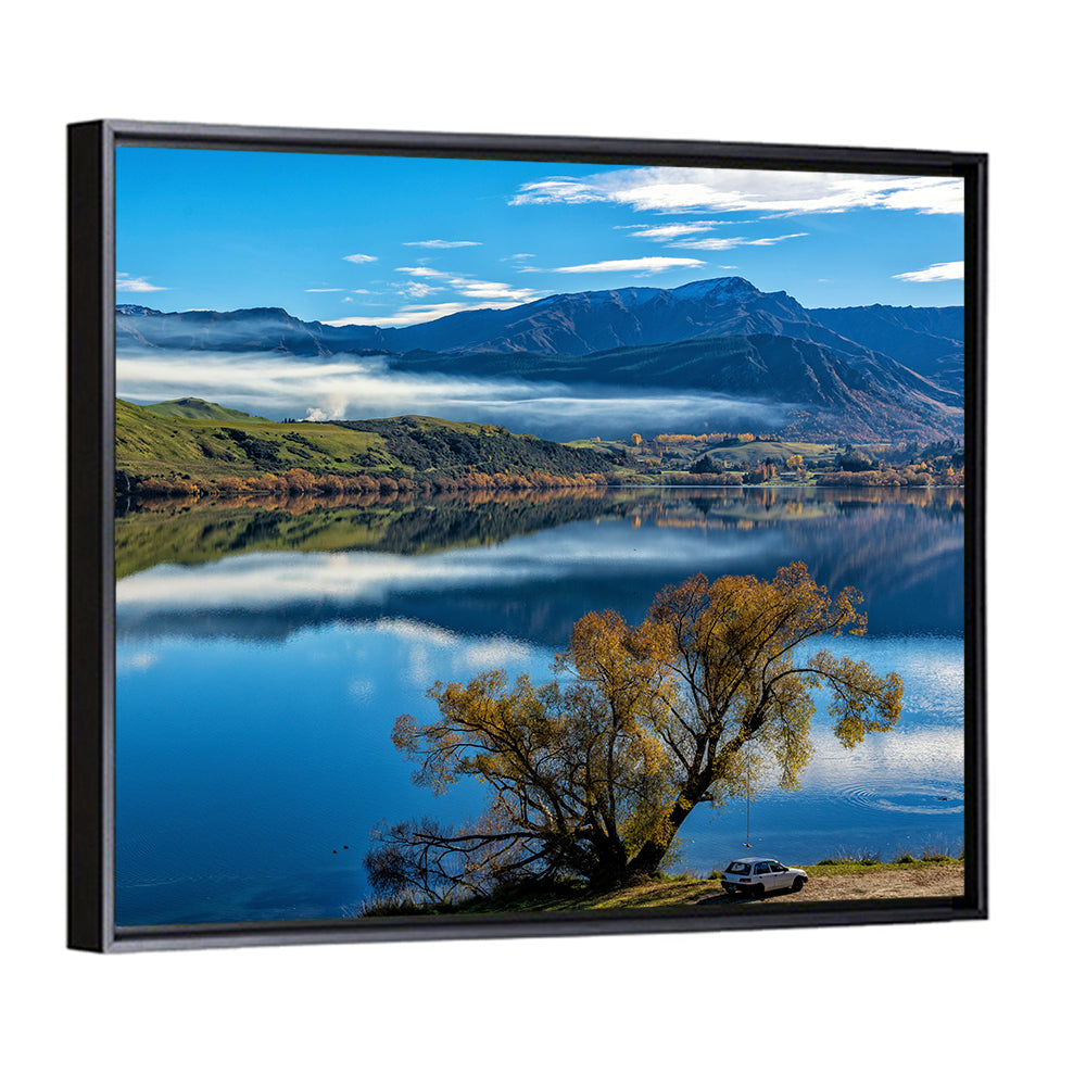 Lake Hayes Autumn Reflection Wall Art