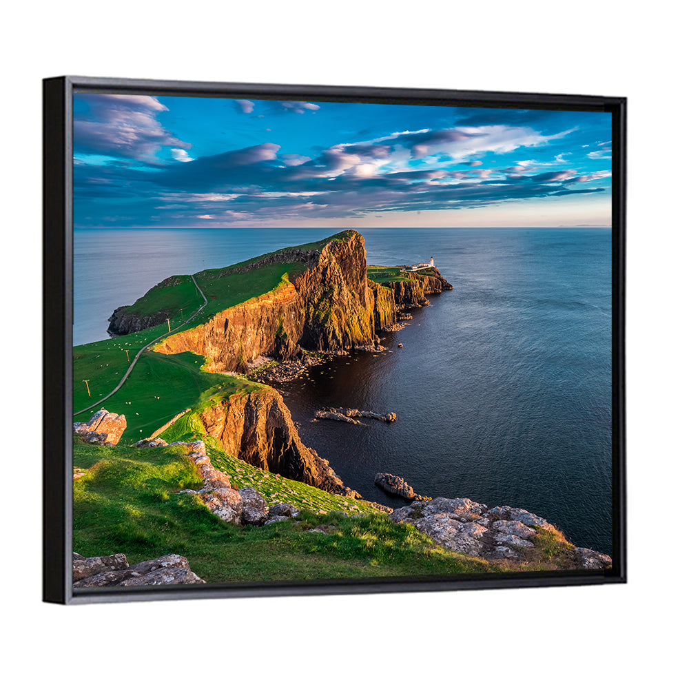 Neist Point Lighthouse In Scotland Wall Art