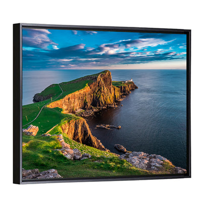 Neist Point Lighthouse In Scotland Wall Art