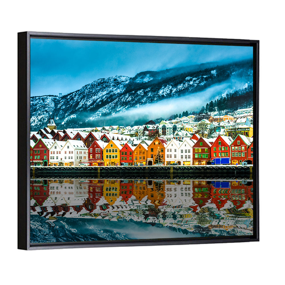 View On Bruges In Bergen Wall Art