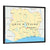 Ivory Coast Political Map Wall Art