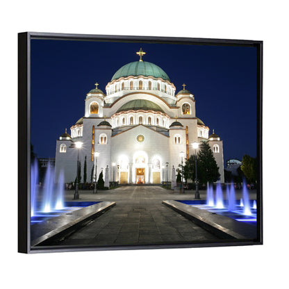 Saint Sava Cathedral In Belgrade Wall Art