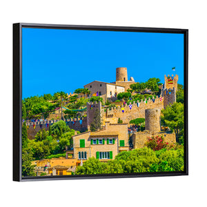 Capdepera Castle & Capdepera Town Spain Wall Art