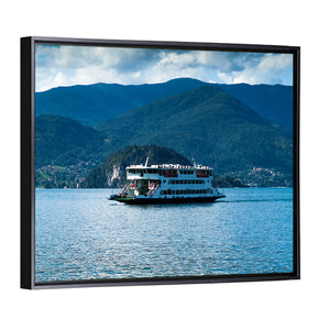 Ferry In Lake Como Wall Art