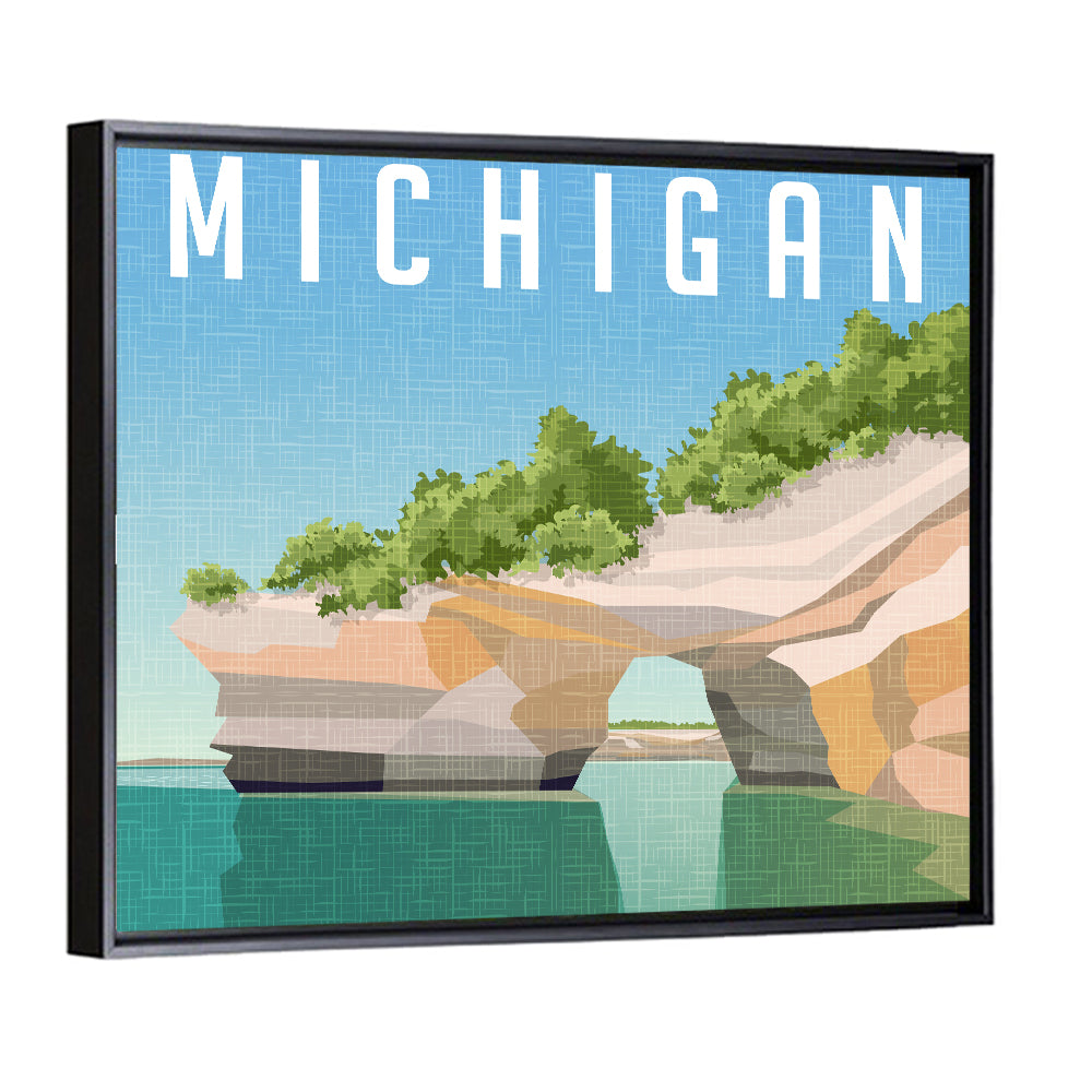Chapel Rock Michigan Wall Art