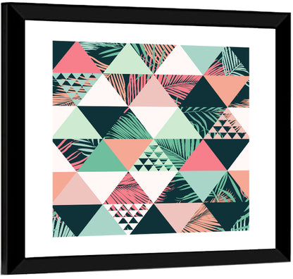 Tropical Floral Leaves Wall Art