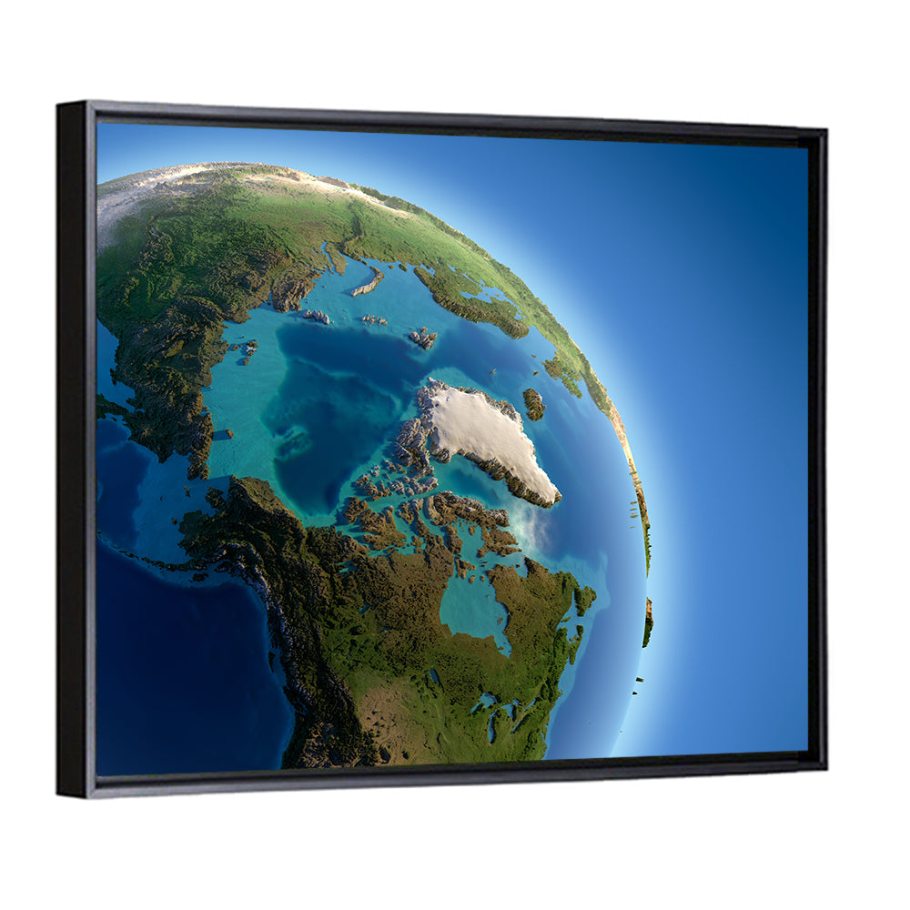 Arctic Earth Fragment Wall Art