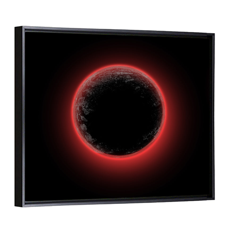 Red Planet Eclipse Wall Art