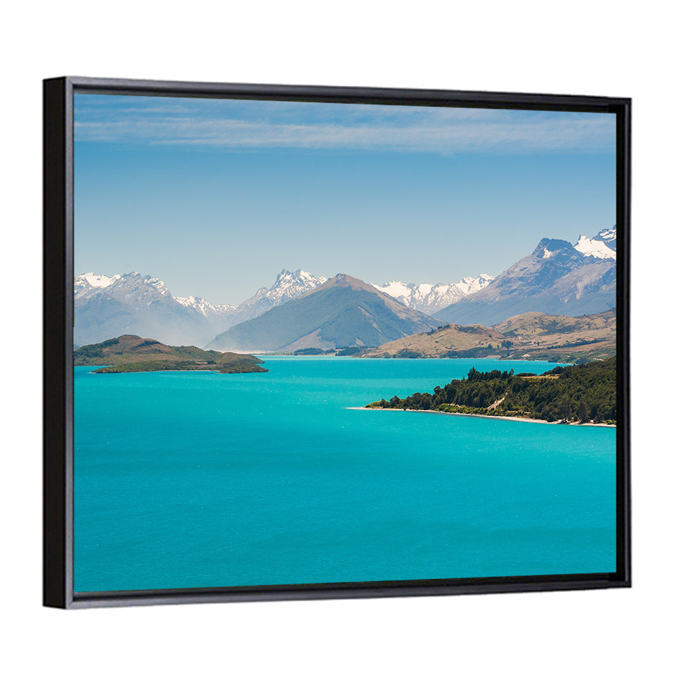 Wakatiup Lake Turquoise Waters New Zealand Wall Art
