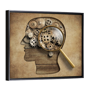 3D Psychology Concept Wall Art