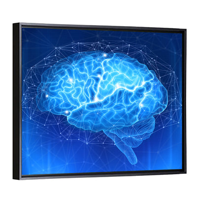 Human Brain Close-Up Wall Art