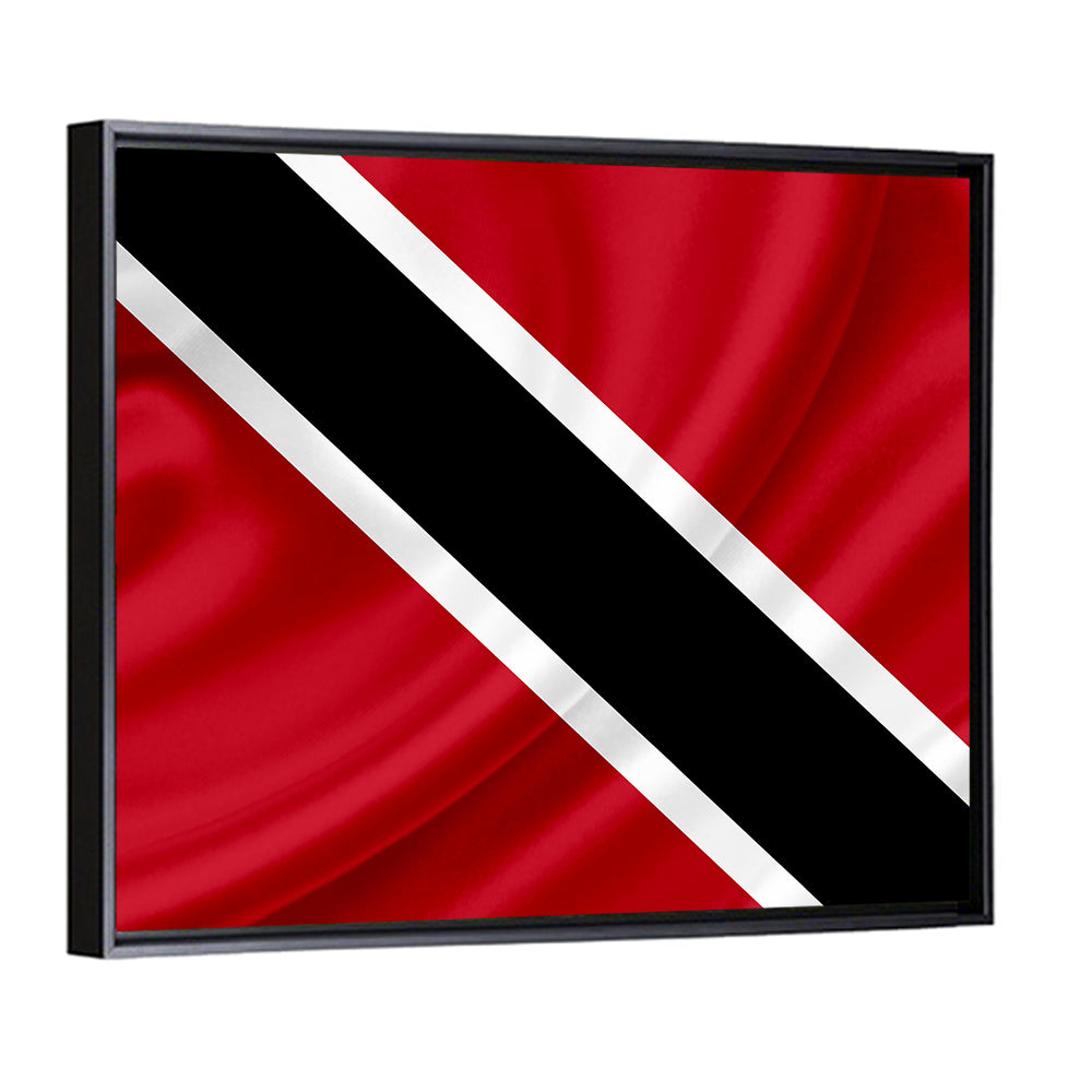 Trinidad and Tobago Flag, Diagonal Stripe Wall Art