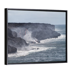 Lava Erupting In Hawaii Big Island Wall Art