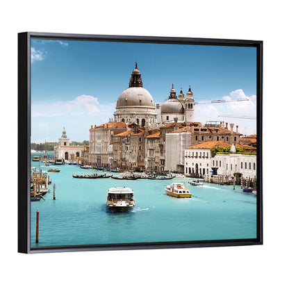 Grand Canal & Basilica Santa Maria Della Salute Wall Art