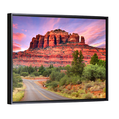 Scenic Drive Through Sedona Wall Art