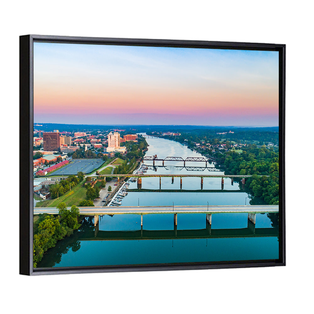Augusta Savannah River Skyline Wall Art