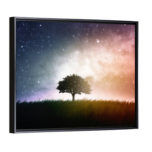 Tree Under Starry Sky Wall Art