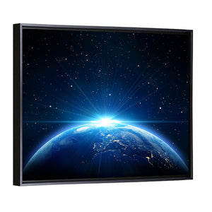 Earth From Space Wall Art