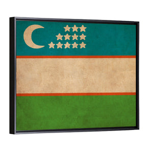 Flag Of Uzbekistan Wall Art