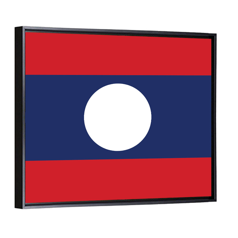 Flag Of Laos Wall Art