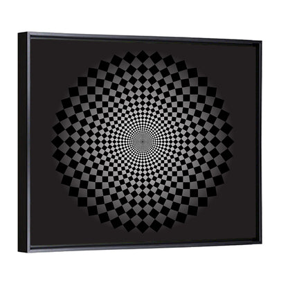 Optical Illusion Illustration Wall Art