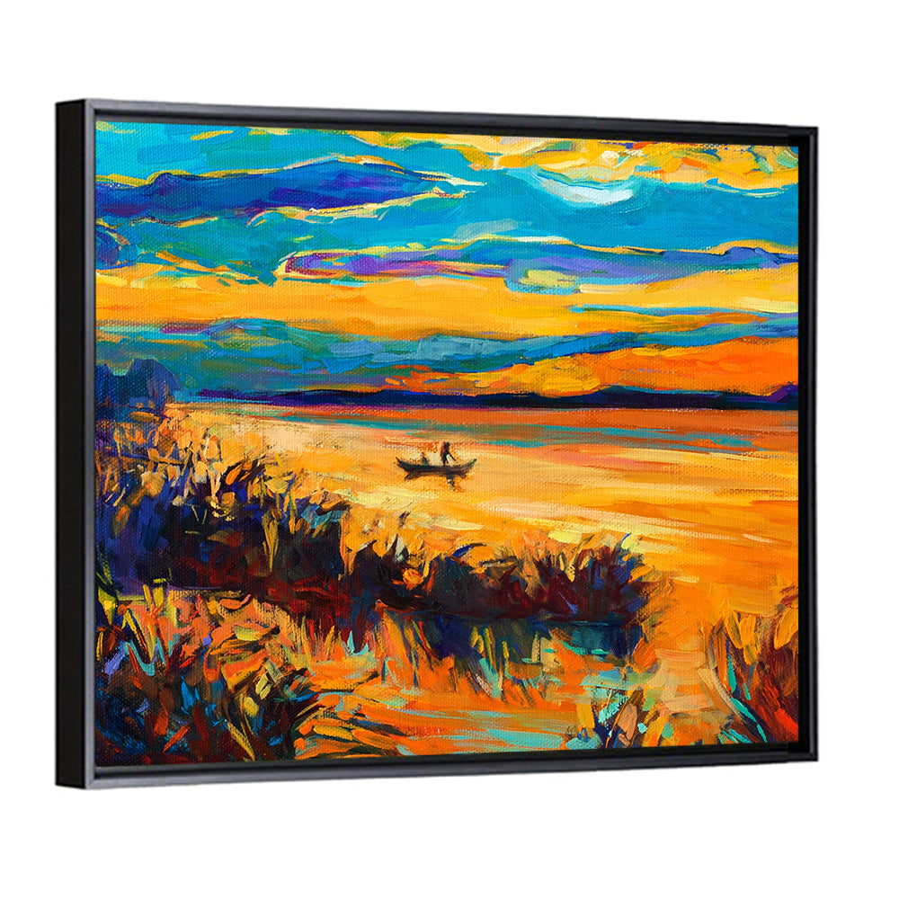 Lake Sunset Artwork Wall Art