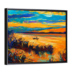 Lake Sunset Artwork Wall Art