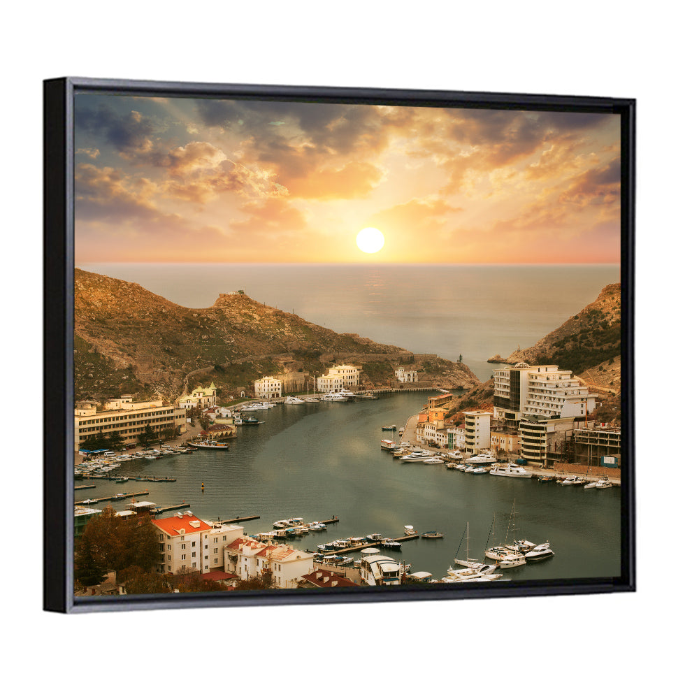 Balaklava Bay at Sunset Wall Art