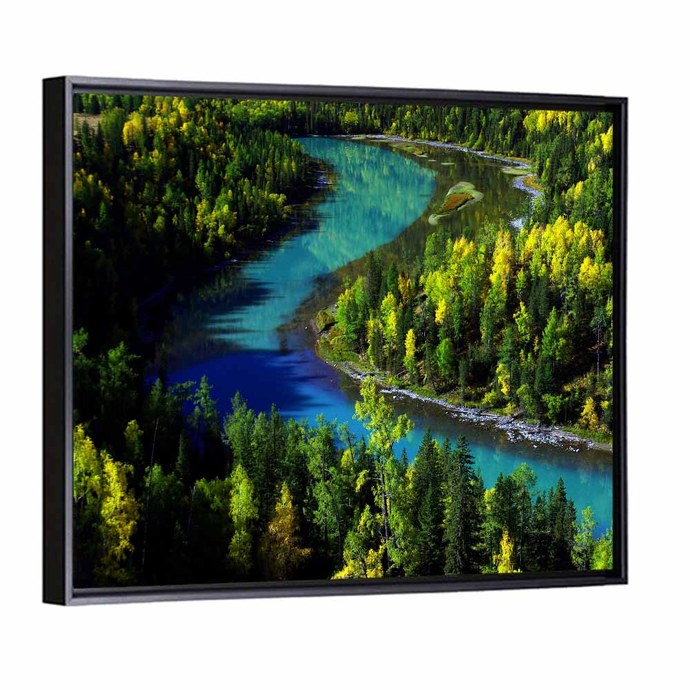 Moon Bay at Kanak Lake Wall Art