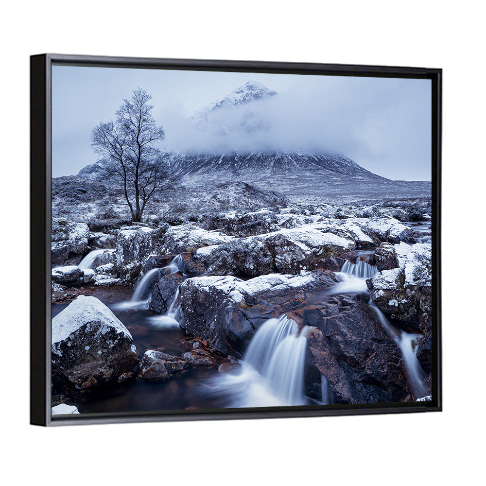 Buachaille Etive Mor Winter Mountain Wall Art